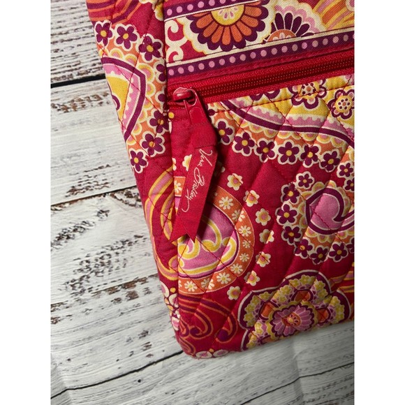 Vera Bradley Retired "Raspberry Fizz" Crossbody Bag & Matching Wristlet - Picture 11 of 15